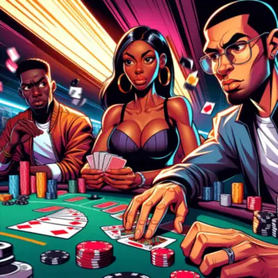 Three 3Card Poker game interface