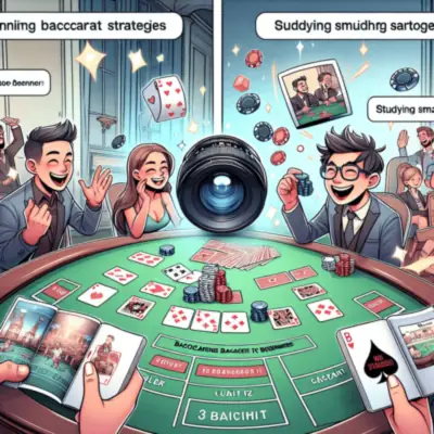 Live Baccarat table gameplay in 2024 online casino