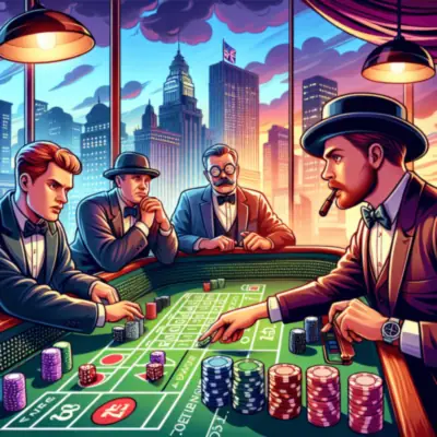 Craps casino game online table interface