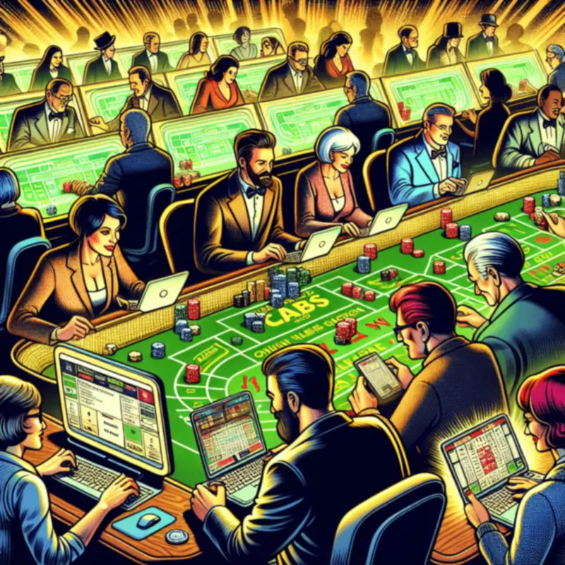 Craps casino game dice roll
