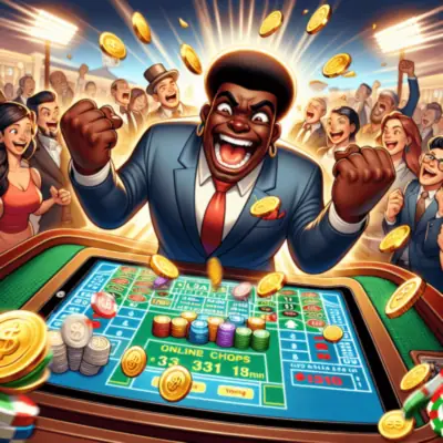 Modern layout of the Craps casino game online interface