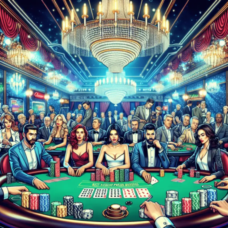 PaiGow Poker table layout and chips